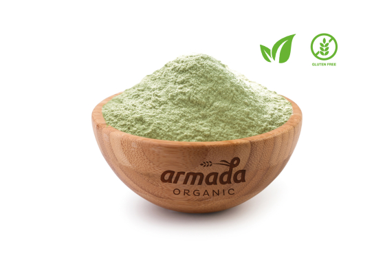 دقيق البازلاء الخضراء